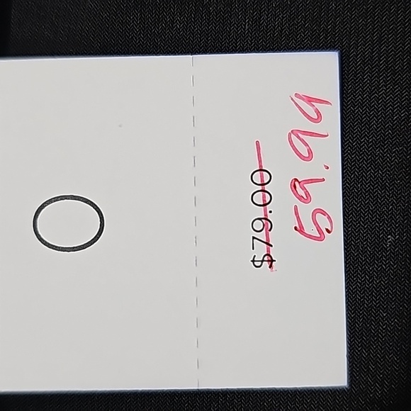 CHICO'S black basic dress. NWT.  Size O. Side‎ twist neck. Lovely - Picture 10 of 11